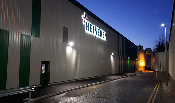 Heineken Manchester warehouse